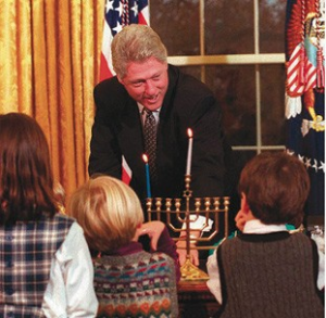 Bill Clinton Hanukkah